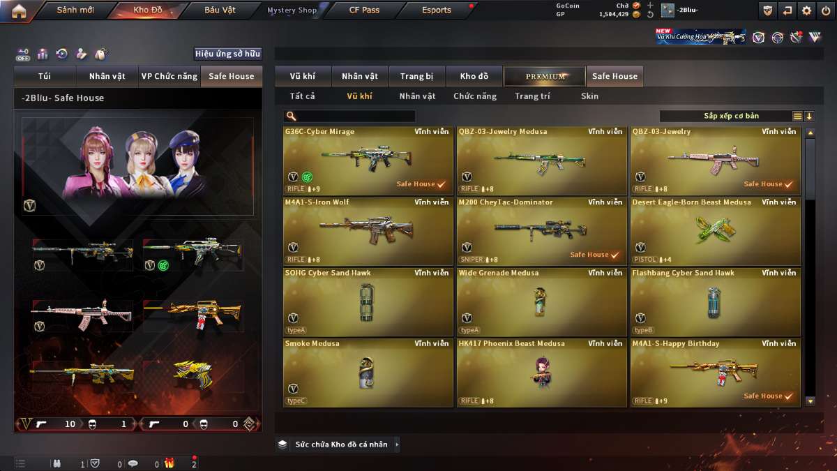 shop acc cf uy tin gia re